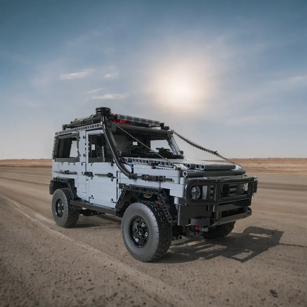 1870pcs MOC Mercedeses G-Class Removable Top DIY Model Building Blocks Birthday Toys Gift for Off-Road Adventures
1870pcs MOC Mercedeses G-Class Removable Top DIY Model Building Blocks Birthday Toys Gift for Off-Road Adventures