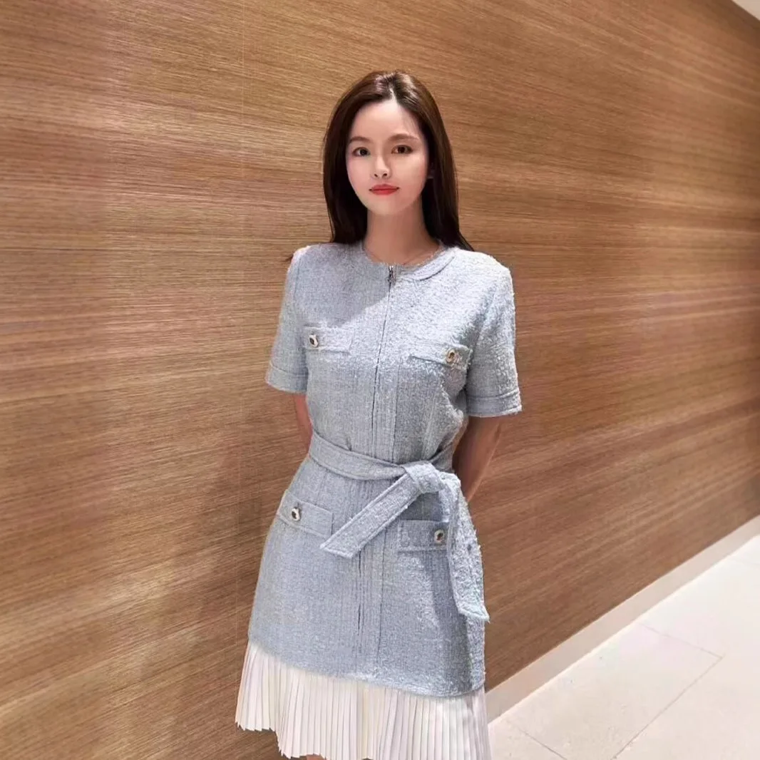 Spring New Sle Women's Dr BAGA Plaid A-Line Skirt Waist-Cinching ort Sve round Ne Midi Dr Ele Fre
Spring New Sle Women's Dr BAGA Plaid A-Line Skirt Waist-Cinching ort Sve round Ne Midi Dr Ele Fre