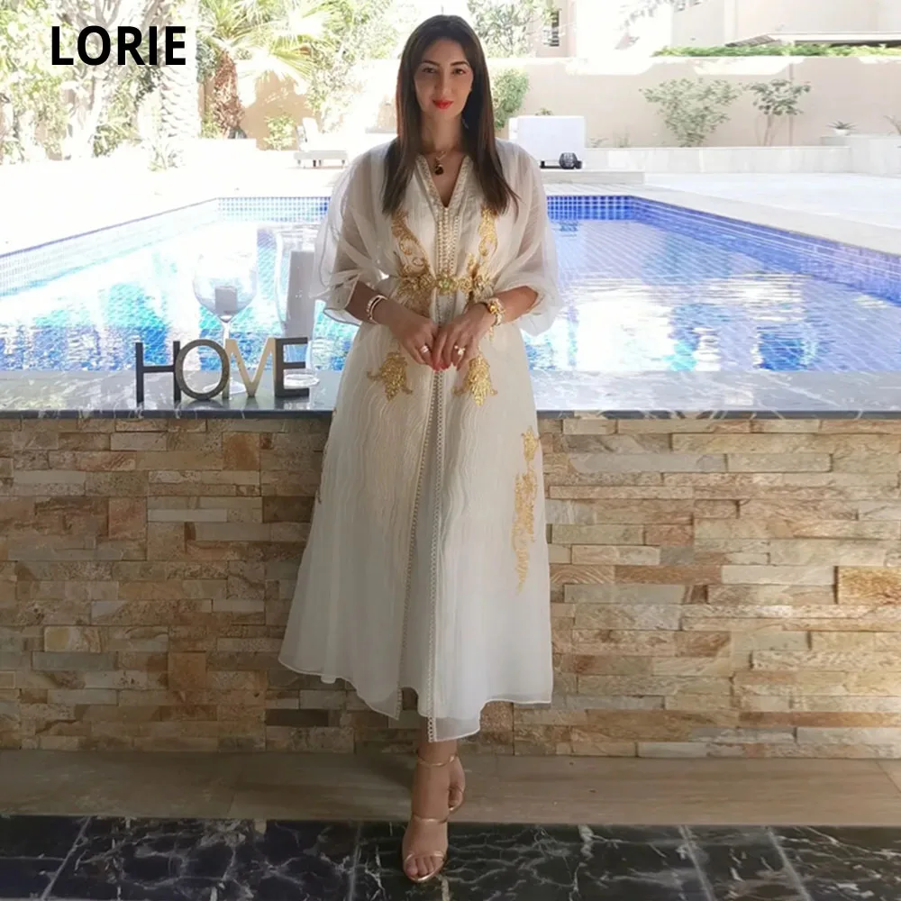LORIE Exquisite V-neck Tulle Prom Dresses 2022 With Embroidery Beach Tea Length Evening Dress Party For Women Robes De Soirée
LORIE Exquisite V-neck Tulle Prom Dresses 2022 With Embroidery Beach Tea Length Evening Dress Party For Women Robes De Soirée