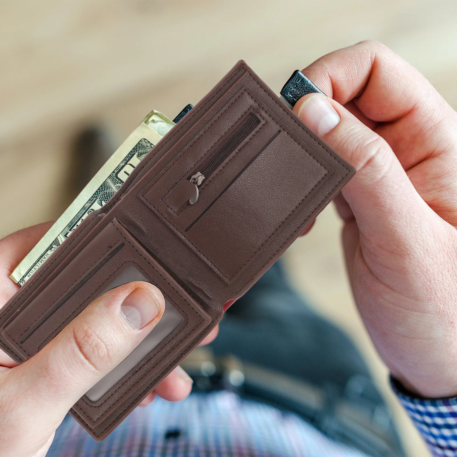 Pattern Bifold Wallet For Men Vintage Small Portable Purse Coin Card Holder Travel Lightweight Mens
Pattern Bifold Wallet For Men Vintage Small Portable Purse Coin Card Holder Travel Lightweight Mens