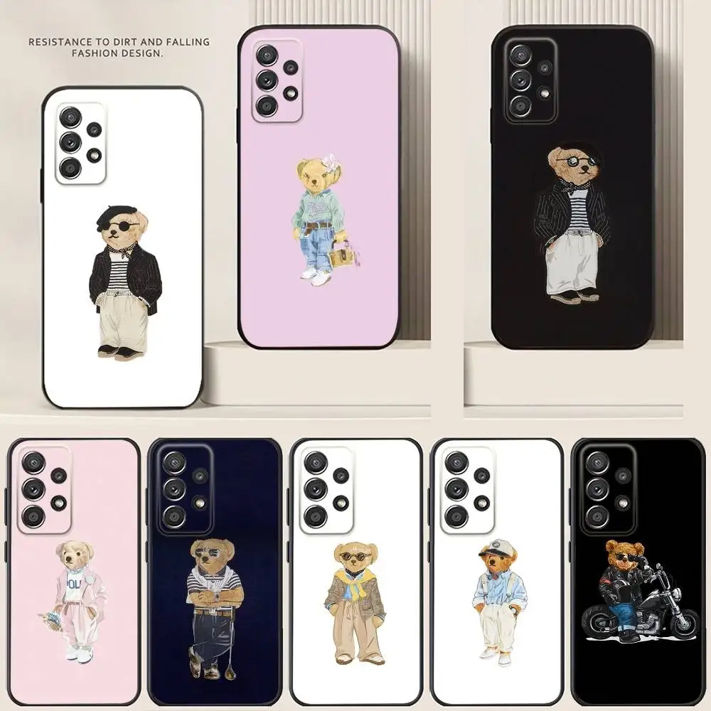 Cartoon Bear P-PoloS Phone Case For Samsung S24,21,22,23,30,Ultra,20,Plus,Note,10,9,Black soft silicone case 
Cartoon Bear P-PoloS Phone Case For Samsung S24,21,22,23,30,Ultra,20,Plus,Note,10,9,Black soft silicone case