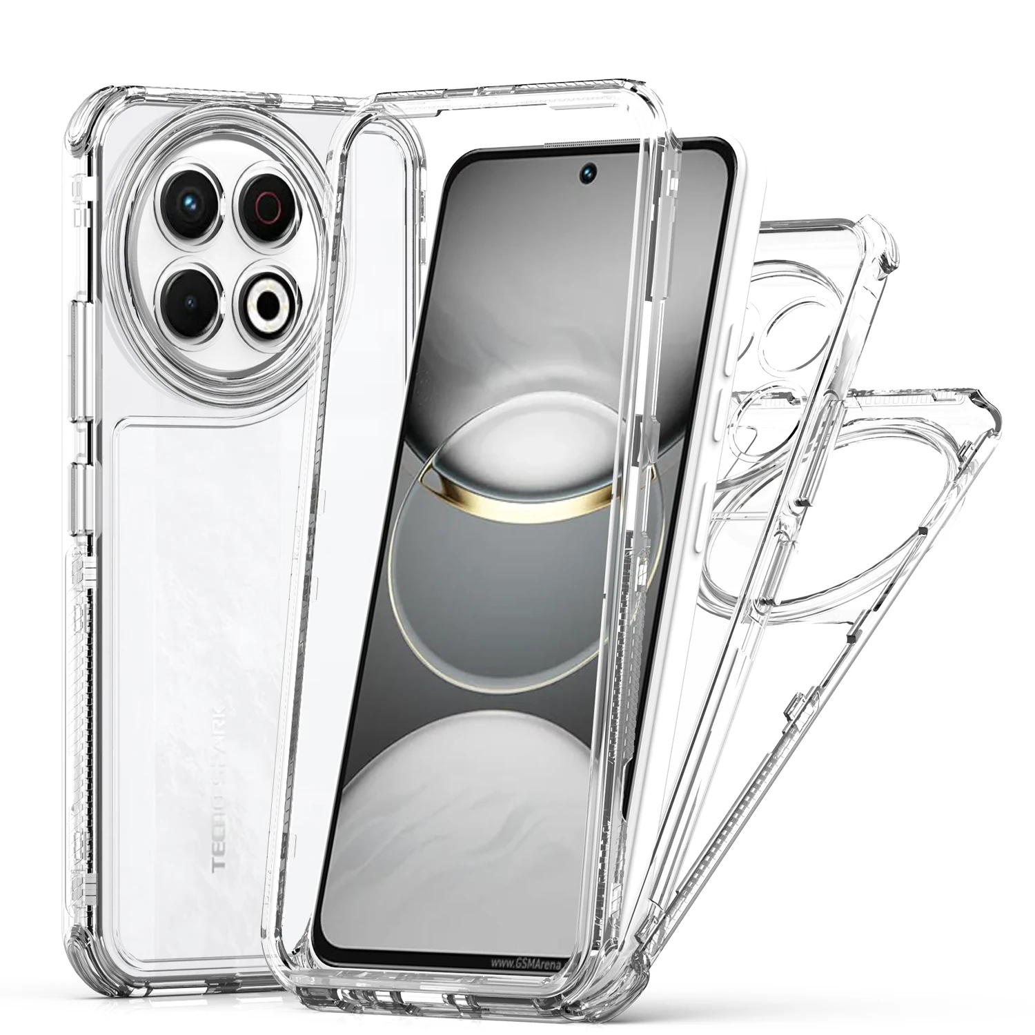 Clear Case for Tecno Spark 30 Pro 4G Bumper Front Frame Acrylic Silicone Hard Shockproof Phone Cover TecnoSpark30Pro KL7 Shell
Clear Case for Tecno Spark 30 Pro 4G Bumper Front Frame Acrylic Silicone Hard Shockproof Phone Cover TecnoSpark30Pro KL7 Shell