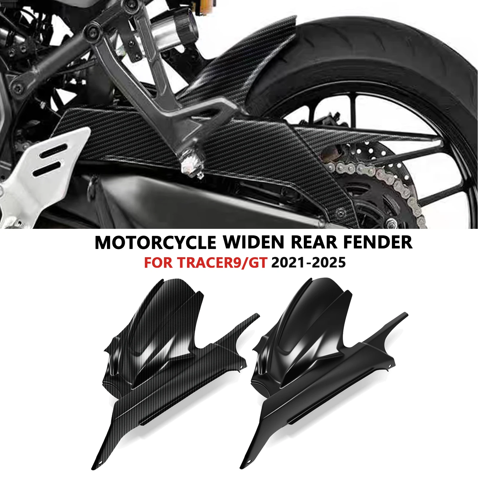 For Tracer 9 GT TRACER 9 2021-2024 2025 Motorcycle Mudguard Rear High Fender Wheel Hugger Splash Guard Cover Protector tracer9gt
For Tracer 9 GT TRACER 9 2021-2024 2025 Motorcycle Mudguard Rear High Fender Wheel Hugger Splash Guard Cover Protector tracer9gt