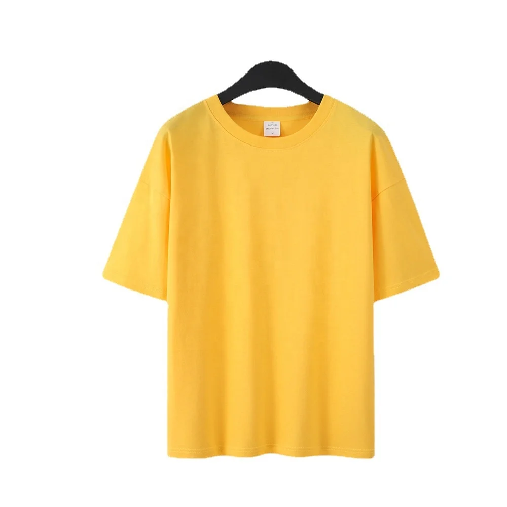 Short -sleeved cotton combed summer solid color drop shoulder men's cultural shirt loose and shoulder T -shirt street wear
Short -sleeved cotton combed summer solid color drop shoulder men's cultural shirt loose and shoulder T -shirt street wear