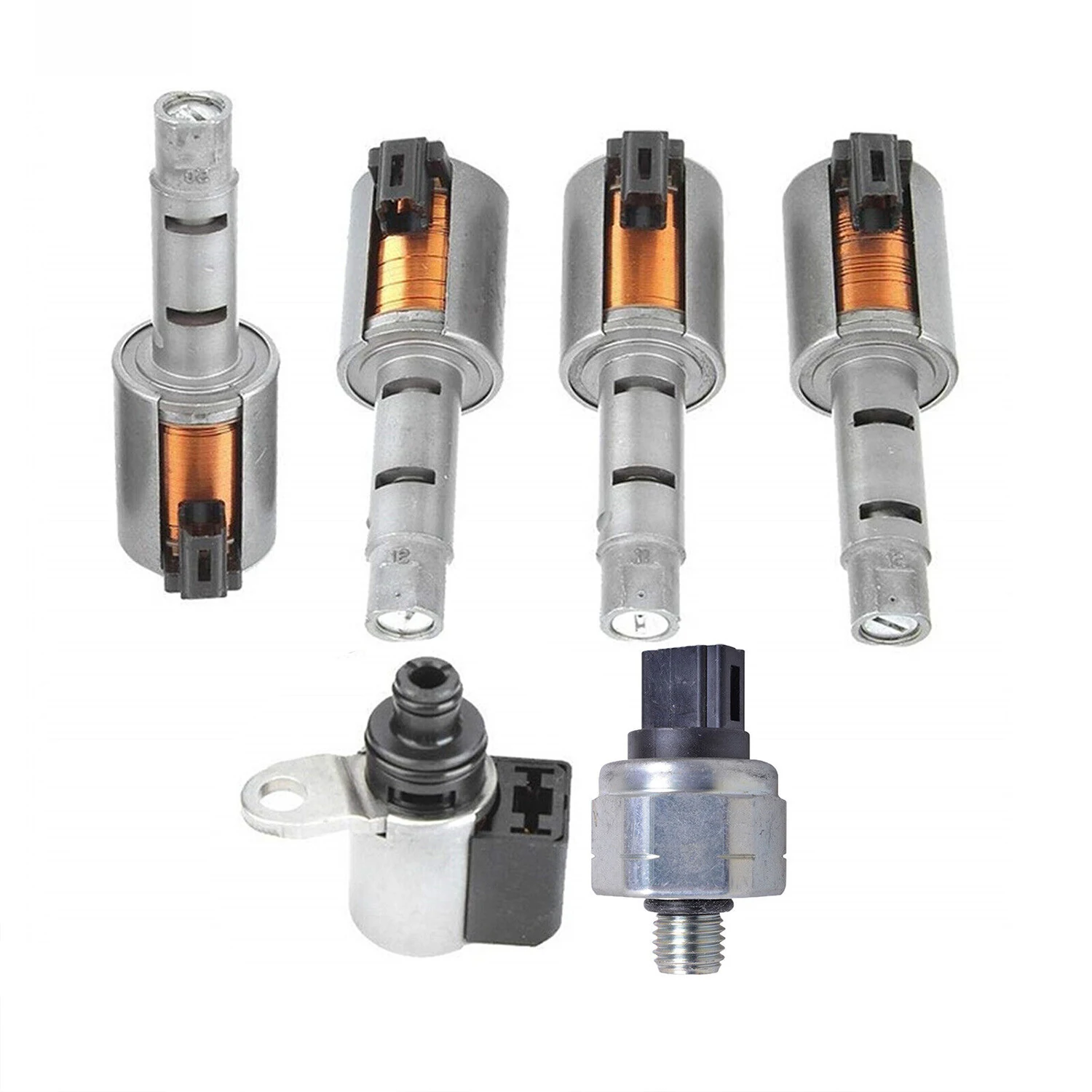 Датчик давления соленоида трансмиссии CVT для Nissan Sentra Note Tiida Versa Chevrolet Spark Suzuki RE0F11A JF015E, детали двигателя
Датчик давления соленоида трансмиссии CVT для Nissan Sentra Note Tiida Versa Chevrolet Spark Suzuki RE0F11A JF015E, детали двигателя