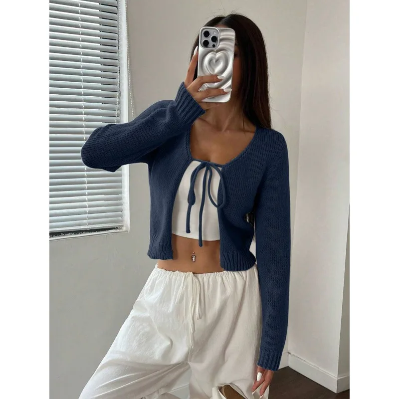Retro Knit Cardigan L 92124 Gentle Style Open-Shirt Women's Fashion Spring 2026 Soft Touch Knitted Sweater Female Wear
Retro Knit Cardigan L 92124 Gentle Style Open-Shirt Women's Fashion Spring 2026 Soft Touch Knitted Sweater Female Wear