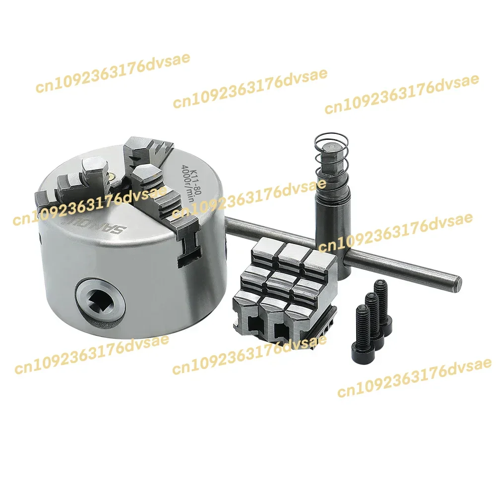NEW K11-80 3 Jaws 4000r/min Self-Centering Chuck Sanou Brand 3 Jaw Chuck 5''self Centering for Mini Metal Lathe Chucks
NEW K11-80 3 Jaws 4000r/min Self-Centering Chuck Sanou Brand 3 Jaw Chuck 5''self Centering for Mini Metal Lathe Chucks
