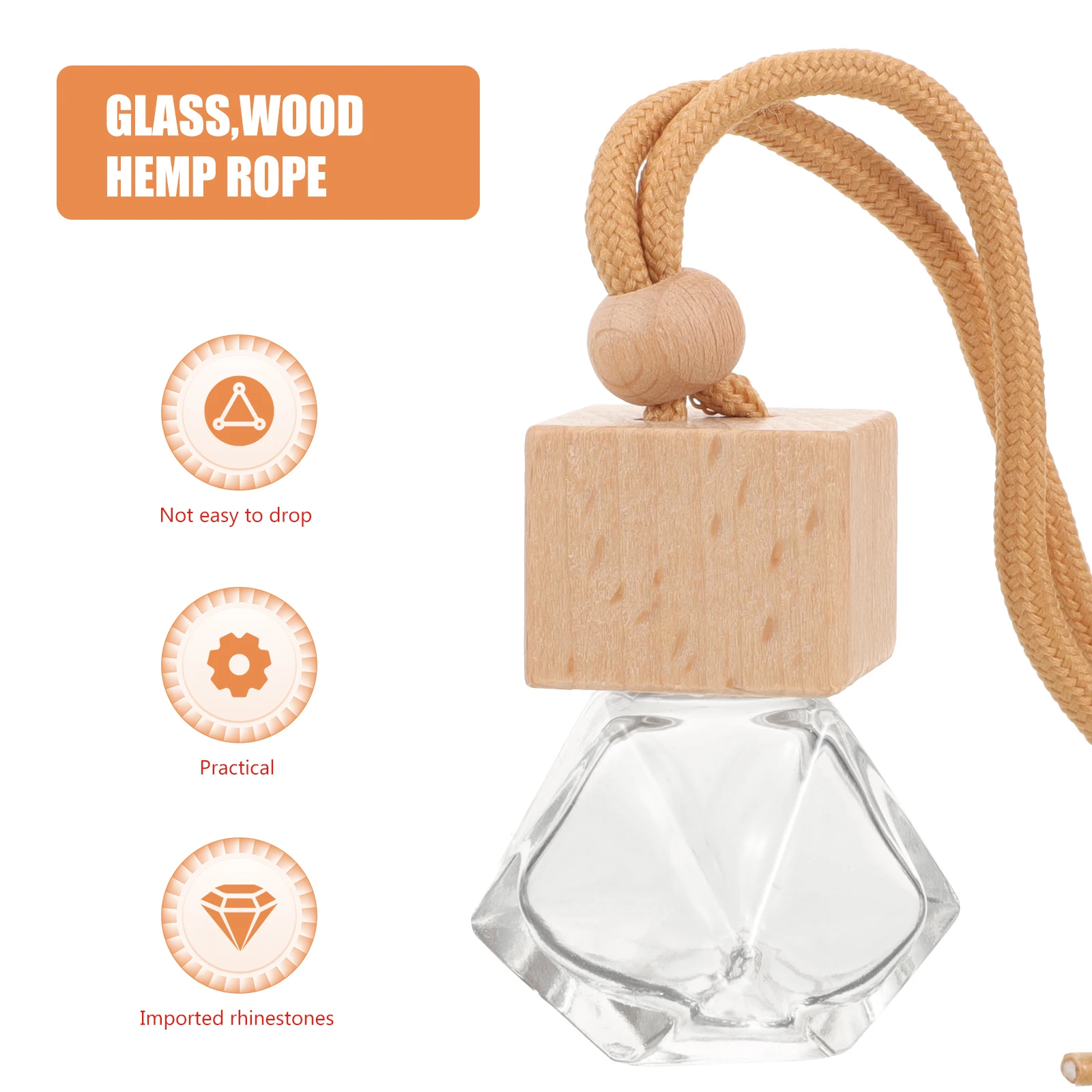 10 Pcs Car Perfume Bottle Pendant 10ML Transparent Square Cap Empty Aroma Bottles Diffuser For Home Bedroom Car Decor 
10 Pcs Car Perfume Bottle Pendant 10ML Transparent Square Cap Empty Aroma Bottles Diffuser For Home Bedroom Car Decor