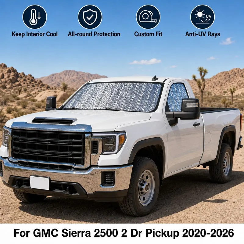 For GMC Sierra 2500 2 Dr Pickup 2020-2026 Full Set Car Window Sunshades UV Block Privacy Heat Insulated Foldable Car Curtain
For GMC Sierra 2500 2 Dr Pickup 2020-2026 Full Set Car Window Sunshades UV Block Privacy Heat Insulated Foldable Car Curtain