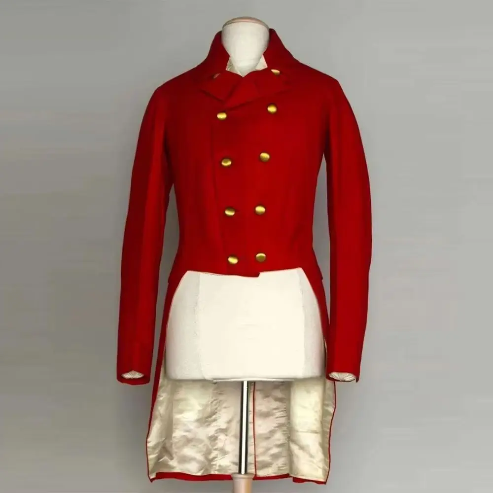 Men's Gothic Red Hussar Tailcoat Medieval Victorian Royal Court Prince Noble Wedding Jacket Regency Military Uniform Coat
Men's Gothic Red Hussar Tailcoat Medieval Victorian Royal Court Prince Noble Wedding Jacket Regency Military Uniform Coat