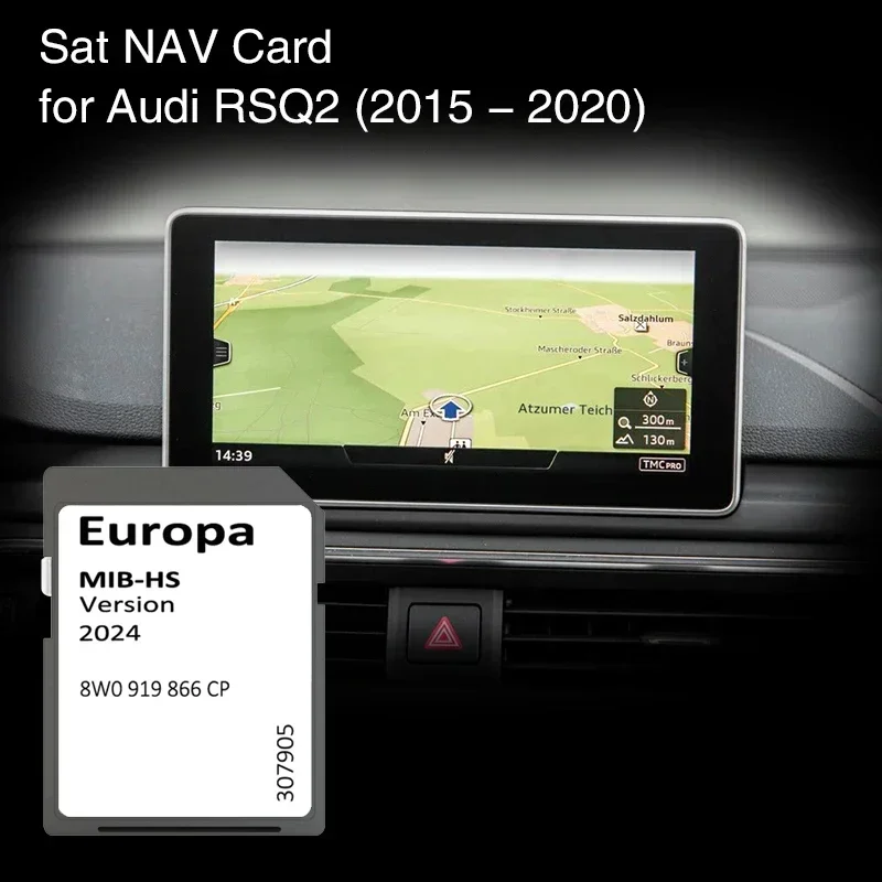 2024 Update Europe UK Maps 8W0919866CP for Audi RSQ2 2015-2020 Car SD GPS Card 16GB MHS2 MIB-HS Navigation
2024 Update Europe UK Maps 8W0919866CP for Audi RSQ2 2015-2020 Car SD GPS Card 16GB MHS2 MIB-HS Navigation