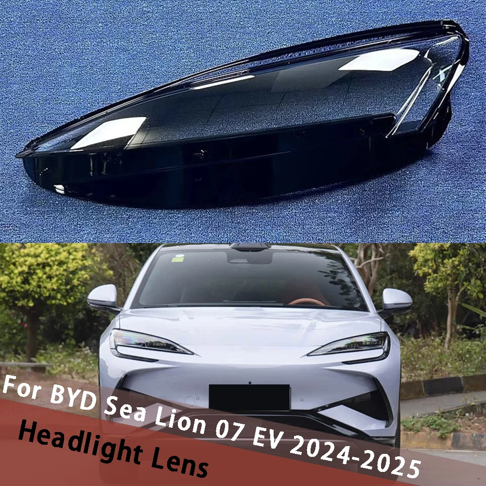 For BYD Sea Lion 07 EV 2024 2025 (Big) Headlamp Cover Transparent Lampshade Lampcover Housing Lamp Shade Headlight Shell
For BYD Sea Lion 07 EV 2024 2025 (Big) Headlamp Cover Transparent Lampshade Lampcover Housing Lamp Shade Headlight Shell
