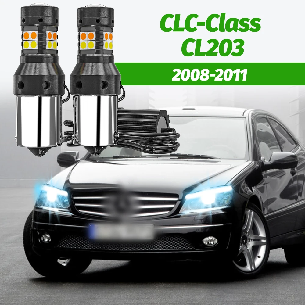 2pcs Dual Mode Turn Signal+Daytime Running Light Accessories LED DRL For Mercedes Benz CLC-Class CL203 2008-2011 2009 2010
2pcs Dual Mode Turn Signal+Daytime Running Light Accessories LED DRL For Mercedes Benz CLC-Class CL203 2008-2011 2009 2010