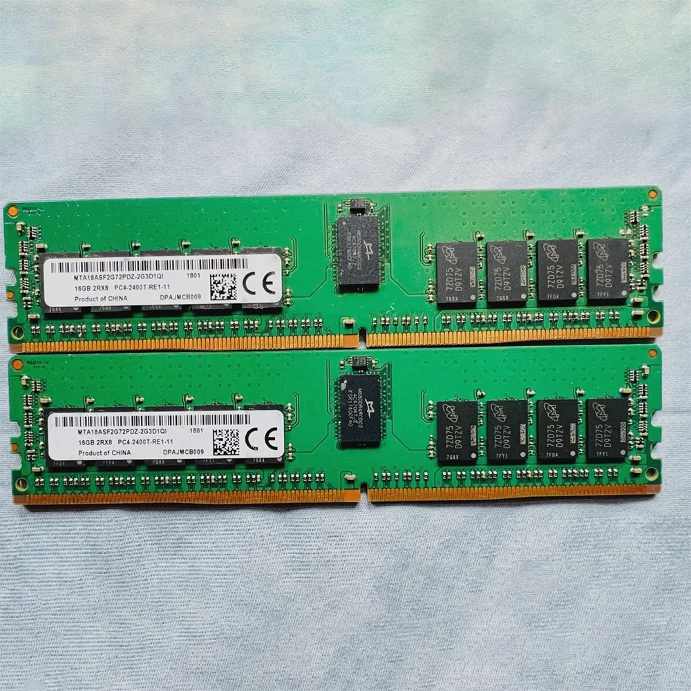 1 шт. MTA18ASF2G72PDZ-2G3D1 для серверной памяти MT 16G 16 ГБ 2R × 8 PC4-2400T 2400 DDR4 ECC
1 шт. MTA18ASF2G72PDZ-2G3D1 для серверной памяти MT 16G 16 ГБ 2R × 8 PC4-2400T 2400 DDR4 ECC