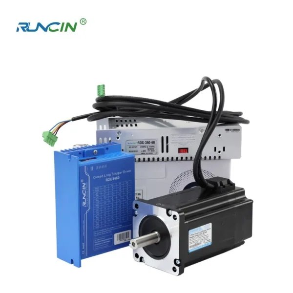 Runcin 2-Phase Nema34 Closed Loop Stepper Motor Driver Power Kit 4.5Nm/10Nm/12Nm 637Oz.in/1416Oz.in/1700Oz.in Stepper Motor
Runcin 2-Phase Nema34 Closed Loop Stepper Motor Driver Power Kit 4.5Nm/10Nm/12Nm 637Oz.in/1416Oz.in/1700Oz.in Stepper Motor
