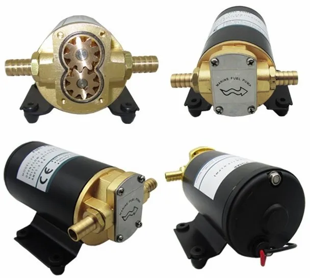 Singflo FP-12 12V Gear Pump 12 LPM 3.2 GPM Self-Priming Oil Water Pump