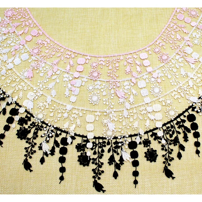 5 Yards,new Premium Tassel, Water-soluble Embroidery, Lace, Handmade DIY Clothing, Curtains, Necklaces, Decorative Accessories
5 Yards,new Premium Tassel, Water-soluble Embroidery, Lace, Handmade DIY Clothing, Curtains, Necklaces, Decorative Accessories