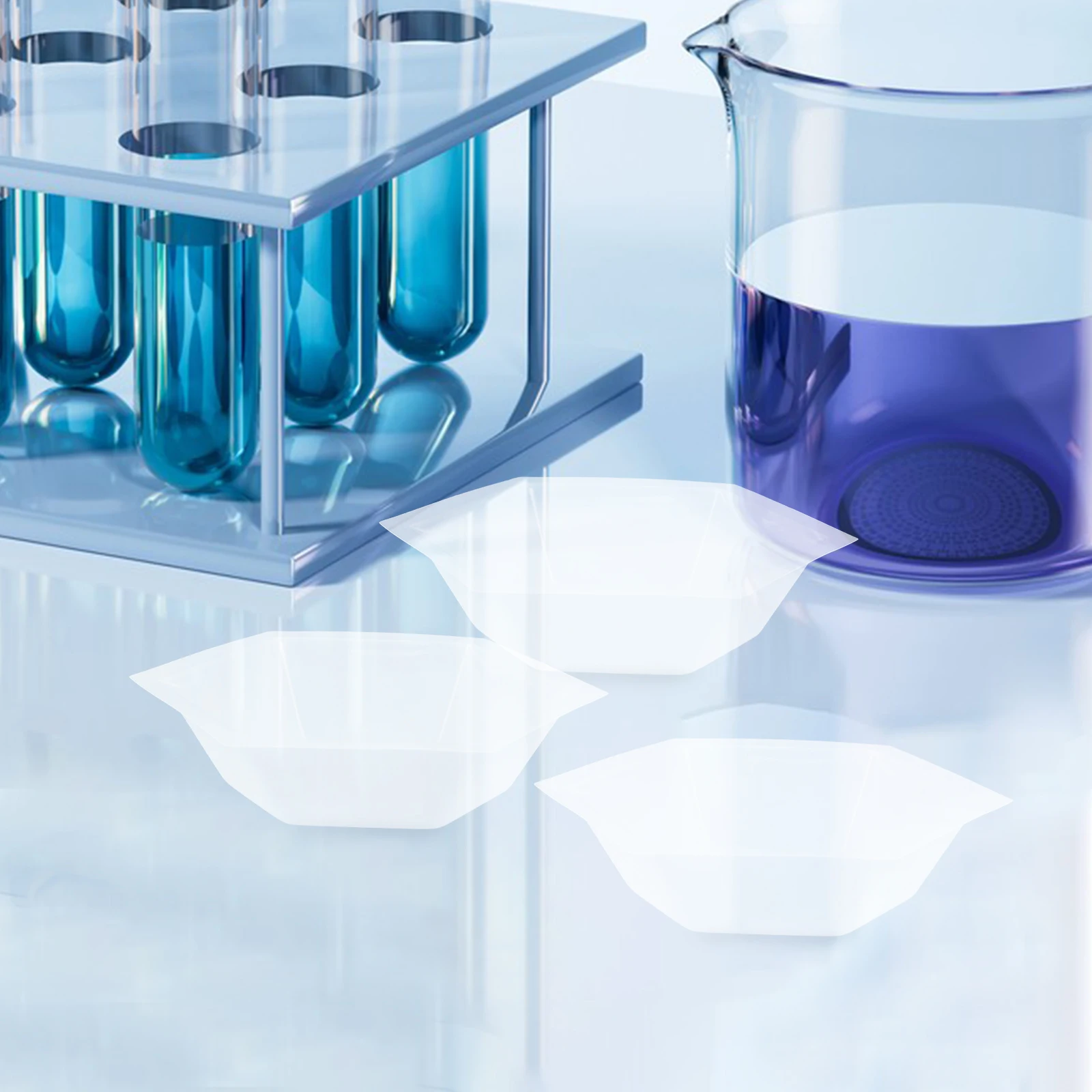 10 Pcs Weighing Pan Lab Working Equipment Sample Tray Measuring Boats Plastic Dish Balance 
10 Pcs Weighing Pan Lab Working Equipment Sample Tray Measuring Boats Plastic Dish Balance