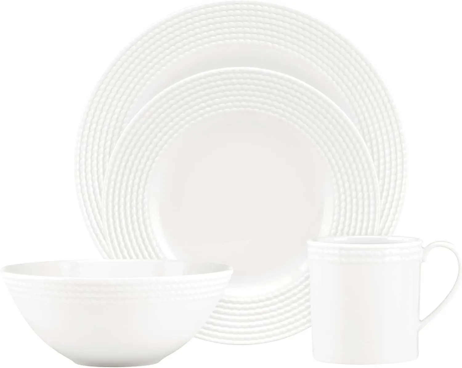 Wickford 4-piece Place Setting, 5.4 LB, White
Wickford 4-piece Place Setting, 5.4 LB, White