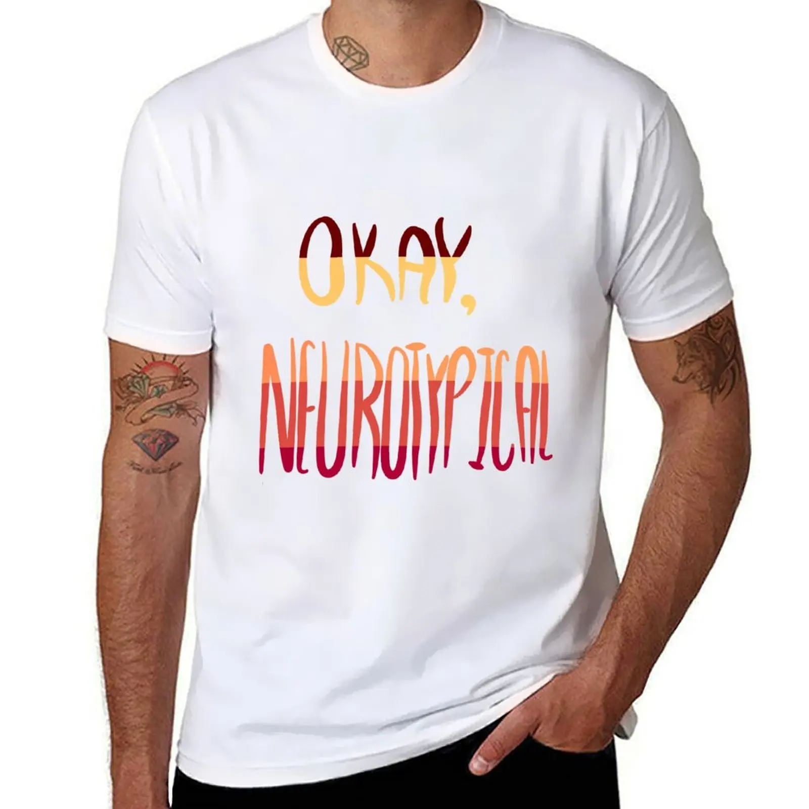Okay, Neurotypical ADHD Flag T-Shirt anime t shirts oversize t shirt custom print man t shirt cotton T-Shirt
Okay, Neurotypical ADHD Flag T-Shirt anime t shirts oversize t shirt custom print man t shirt cotton T-Shirt