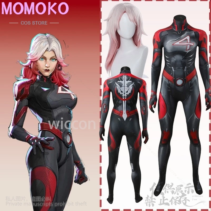 Anime Game Rivals Cosplay Susan Sue Storm Richards Costume Black And Red Zentai Sexy Gothic Jumpsuit Punk Jirai Kei Customized
Anime Game Rivals Cosplay Susan Sue Storm Richards Costume Black And Red Zentai Sexy Gothic Jumpsuit Punk Jirai Kei Customized