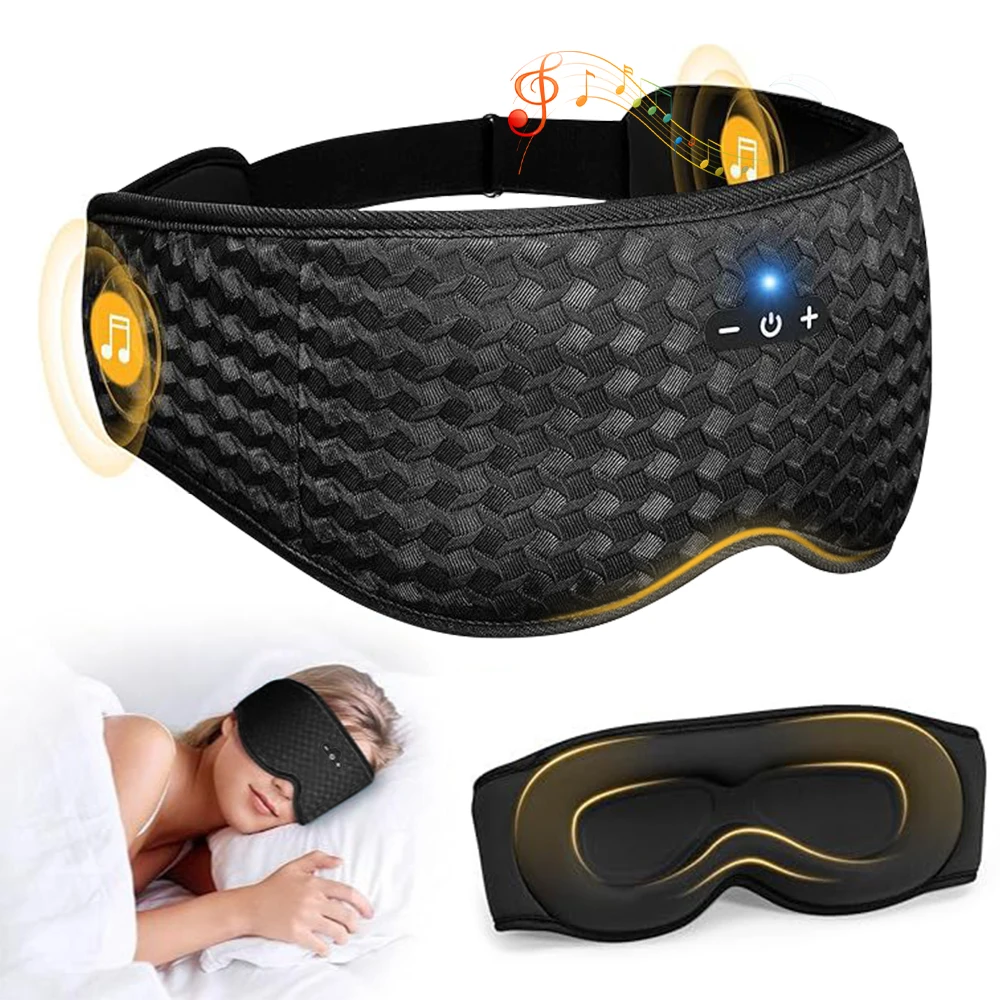 3D Bluetooth Sleeping Mask Headphones Eye Mask Comfortable Wireless Music Sleep Mask Noise Reduction Blackout Sleeping Mask
3D Bluetooth Sleeping Mask Headphones Eye Mask Comfortable Wireless Music Sleep Mask Noise Reduction Blackout Sleeping Mask