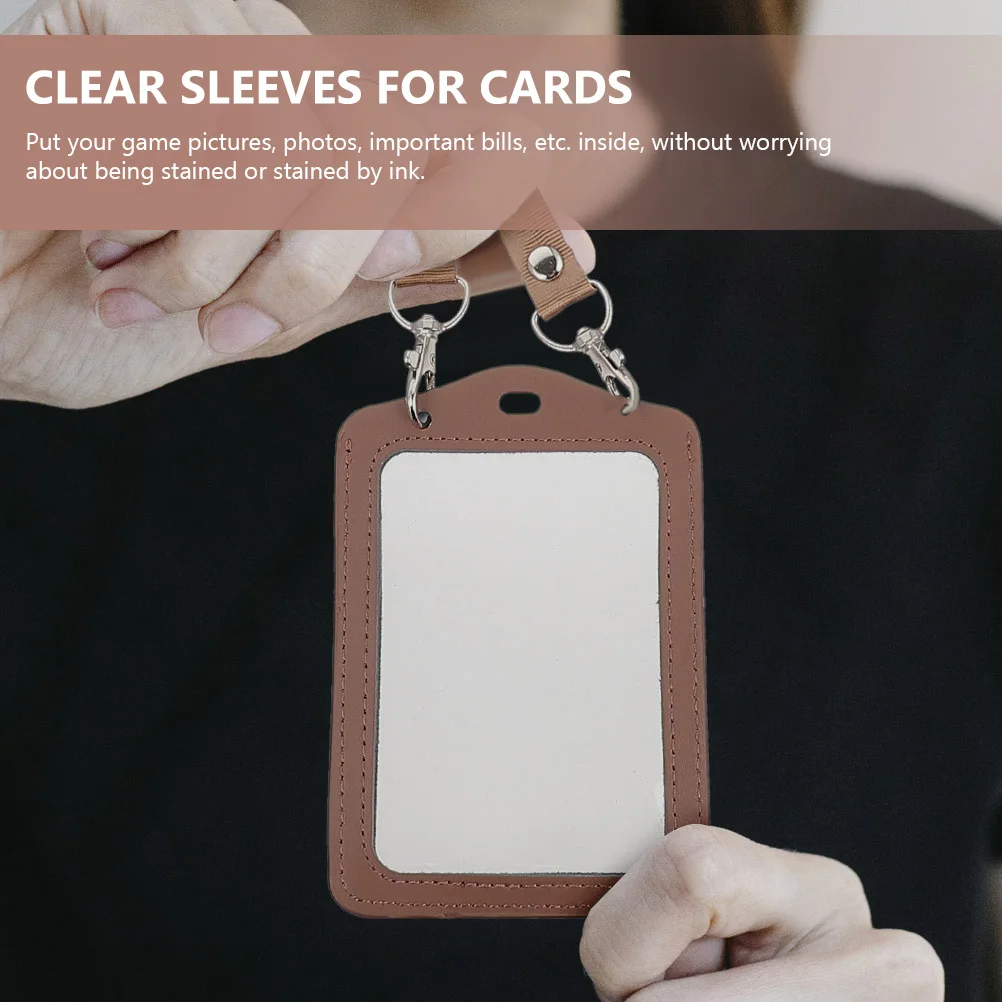 2 Pcs Holder Clear Sleeves Badge Holders Cover Protective Bag Aluminum Alloy Covers Work Vertical
2 Pcs Holder Clear Sleeves Badge Holders Cover Protective Bag Aluminum Alloy Covers Work Vertical