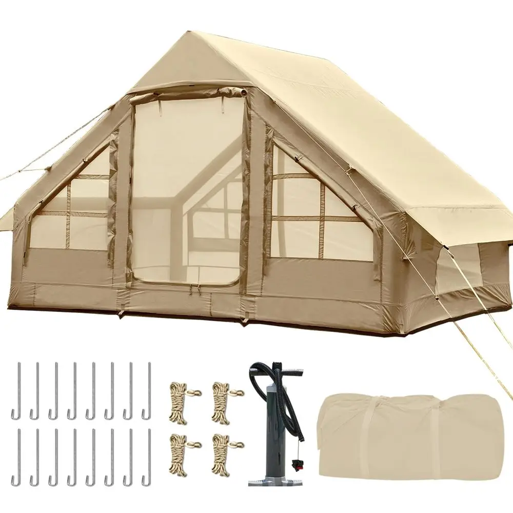 Tents for Camping,Easy Blow Tent with Hand Pump,4 Seasons Waterproof Air Inflatable Camping Tent House for Family Weekend Ca
Tents for Camping,Easy Blow Tent with Hand Pump,4 Seasons Waterproof Air Inflatable Camping Tent House for Family Weekend Ca