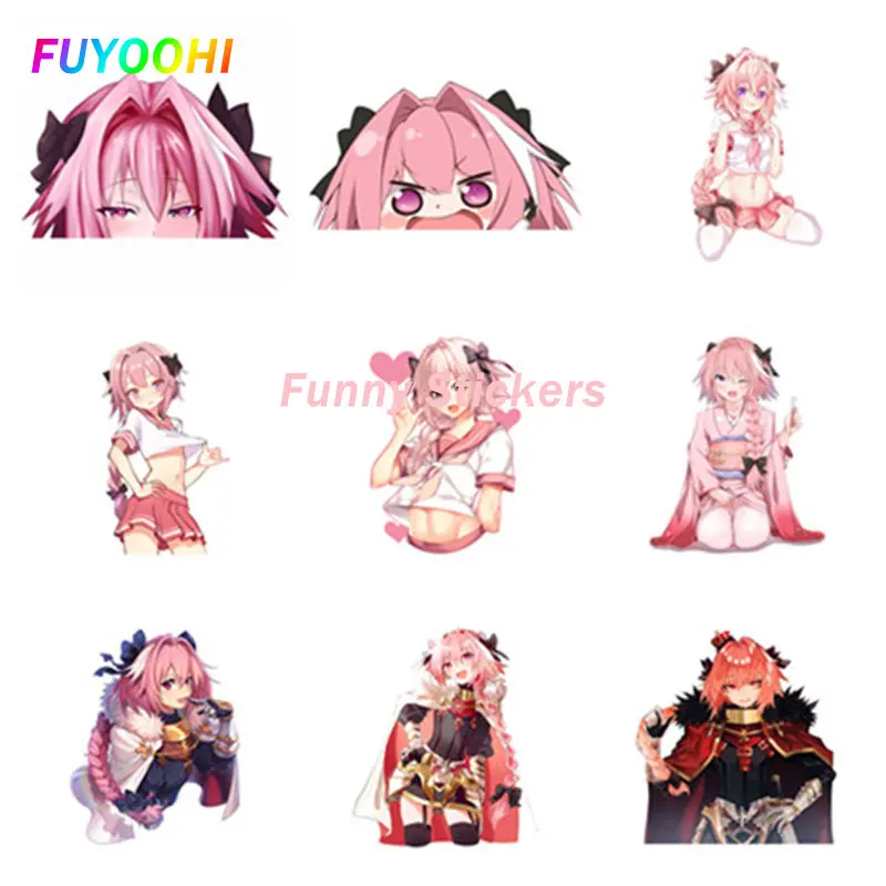FUYOOHI Funny Stickers Astolfo Pink Peek Decal Windows Occlusion Scratch Cartoon Car Decals Personality Bumper Vinyl Decoration
FUYOOHI Funny Stickers Astolfo Pink Peek Decal Windows Occlusion Scratch Cartoon Car Decals Personality Bumper Vinyl Decoration