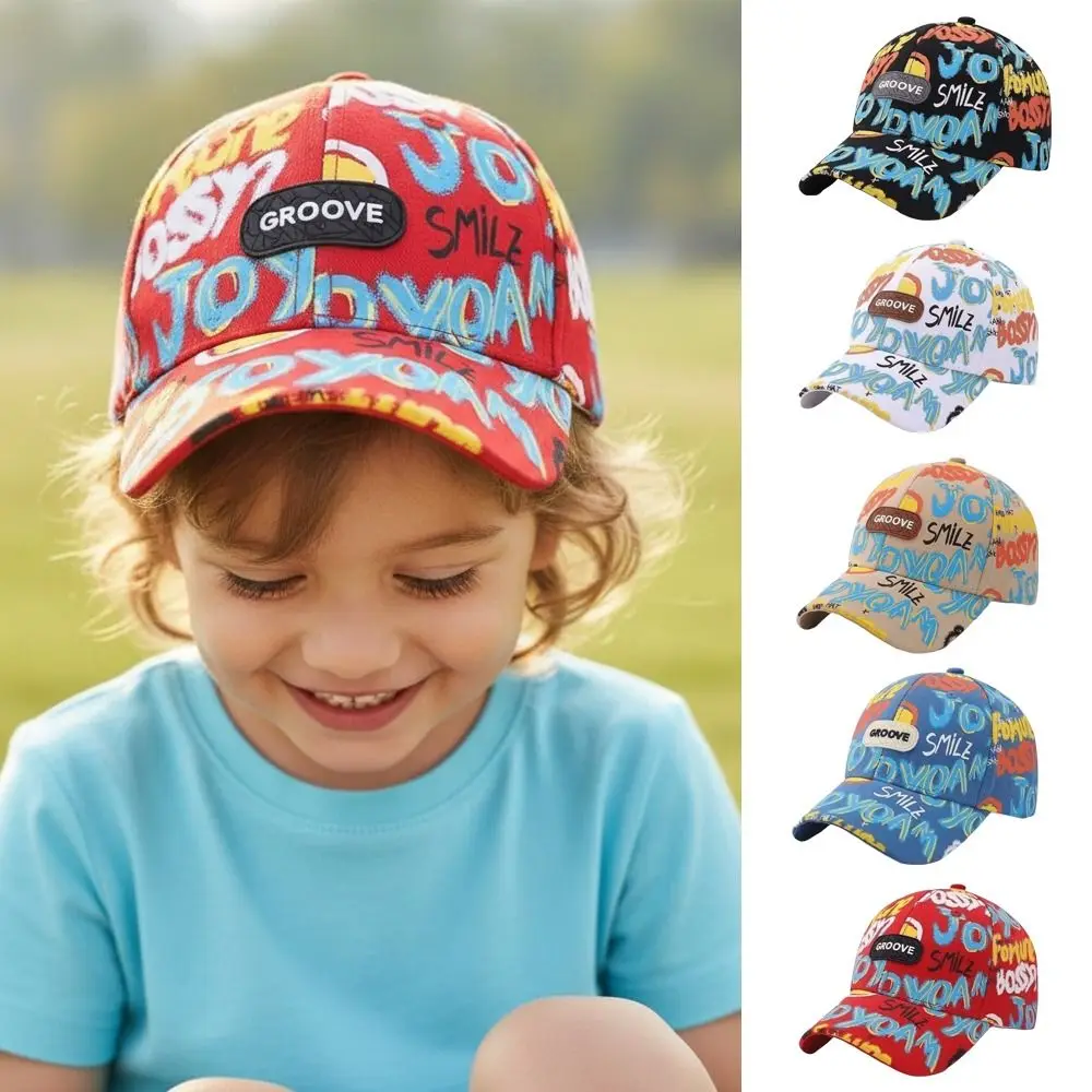 Fashion Adjustable Baseball Cap Sun Protection Hip Hop Children Sun Hat Breathable SMILE Graffiti Cap for Boys Girls 2-8Y
Fashion Adjustable Baseball Cap Sun Protection Hip Hop Children Sun Hat Breathable SMILE Graffiti Cap for Boys Girls 2-8Y