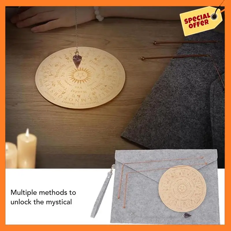 AD08-Copper Dowsing Rods Spiritual Kit With Pendulum Pendant Divination Mat Bag For Water Paranormal Gold
AD08-Copper Dowsing Rods Spiritual Kit With Pendulum Pendant Divination Mat Bag For Water Paranormal Gold