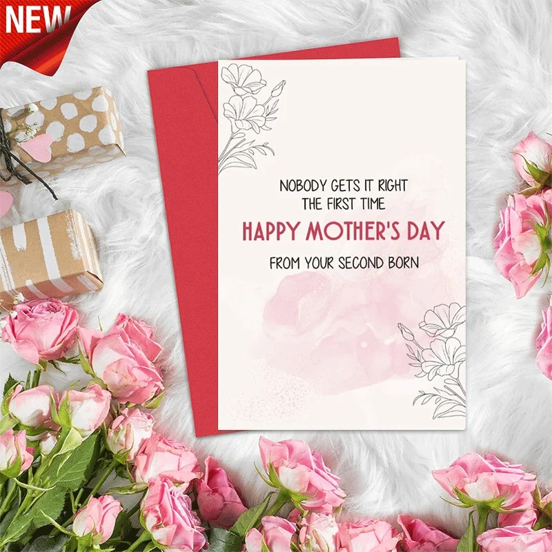 Happy Mothers Day Card From Second Born, Funny Mom Greeting Card, Humorous Mothers Day Gift Card
Happy Mothers Day Card From Second Born, Funny Mom Greeting Card, Humorous Mothers Day Gift Card