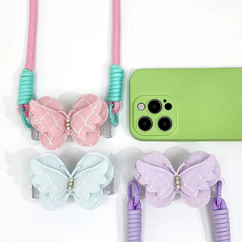 Cute Bow Detachable Phone Back Clip Lanyard Crossbody Adjustable Long Strap Anti-Lost Multifunctional Phone Lanyard for Girls
Cute Bow Detachable Phone Back Clip Lanyard Crossbody Adjustable Long Strap Anti-Lost Multifunctional Phone Lanyard for Girls