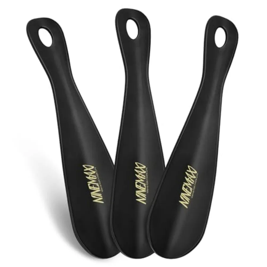 NINEMAX Plastic Shoe Horn 7.5Inch, Travel Shoe Horns Portable Short for Men Women Seniors with Hook Pack of 3
NINEMAX Plastic Shoe Horn 7.5Inch, Travel Shoe Horns Portable Short for Men Women Seniors with Hook Pack of 3