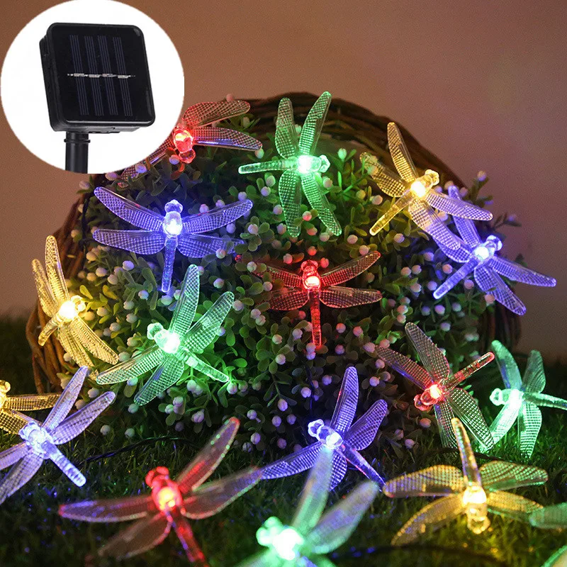 LED Fairy Lights 5M Solar Dragonfly String Lights 8 Lighting Modes Outdoor Garden Wedding Tree Christmas Halloween Decoration
LED Fairy Lights 5M Solar Dragonfly String Lights 8 Lighting Modes Outdoor Garden Wedding Tree Christmas Halloween Decoration