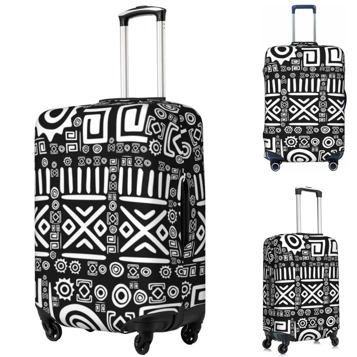 Этнический африканский узор, защитный чехол для чемодана, эластичные защитные чехлы для дорожного багажа на 18-32 дюймов 
Этнический африканский узор, защитный чехол для чемодана, эластичные защитные чехлы для дорожного багажа на 18-32 дюймов