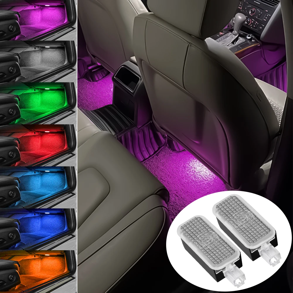 2pcs LED Light Car Seat Ambient Light 7color lamp For Audi A1 A2 A3 A4 B7 B8 B9 A5 A6 C7 Q3 Q5 Q7 Q8 Auto Interior Accessories
2pcs LED Light Car Seat Ambient Light 7color lamp For Audi A1 A2 A3 A4 B7 B8 B9 A5 A6 C7 Q3 Q5 Q7 Q8 Auto Interior Accessories