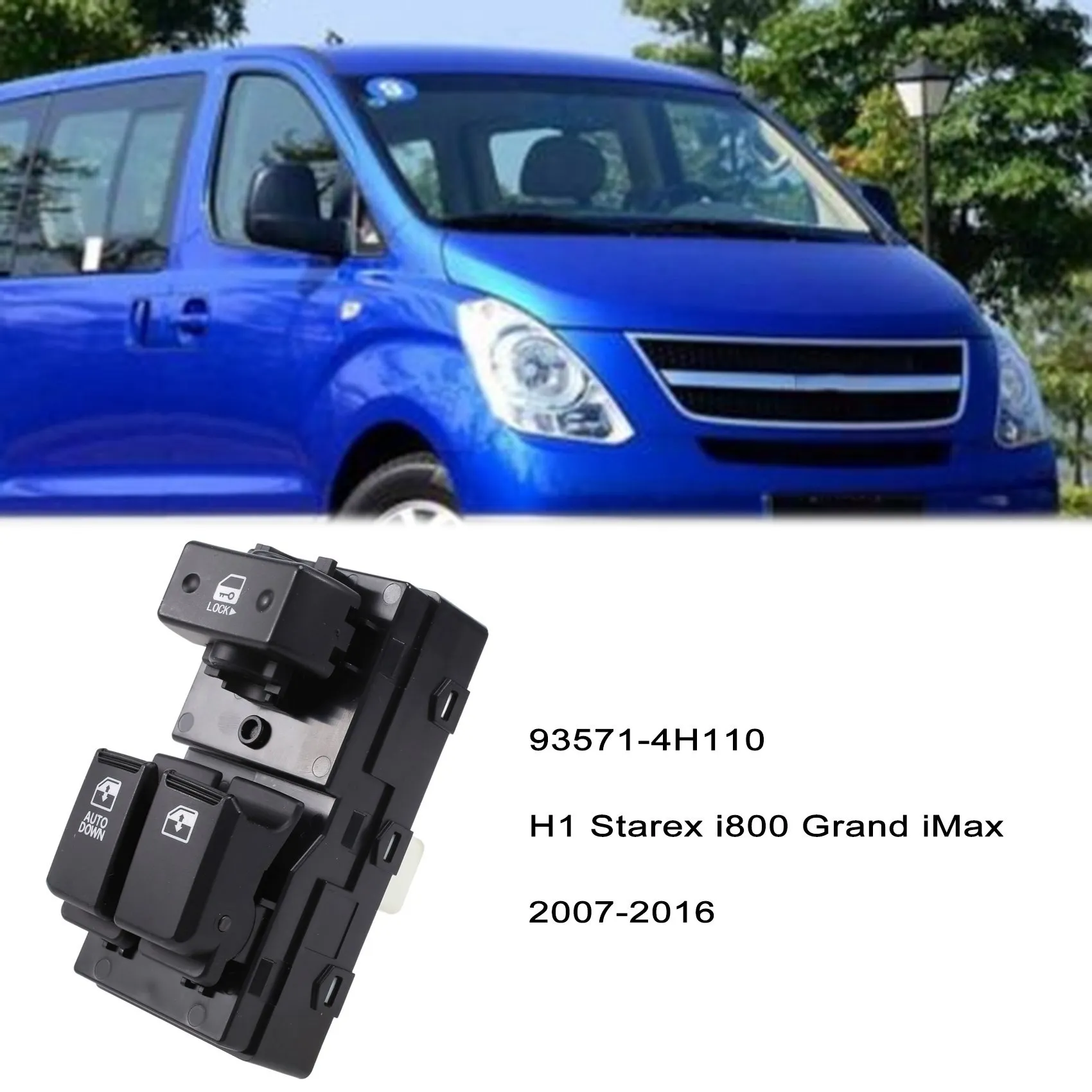 #39Q Automotive Parts & Accessories,Window Switch for Hyundai H1 Starex I800 Grand IMax 2007-2016 (Black)
#39Q Automotive Parts & Accessories,Window Switch for Hyundai H1 Starex I800 Grand IMax 2007-2016 (Black)