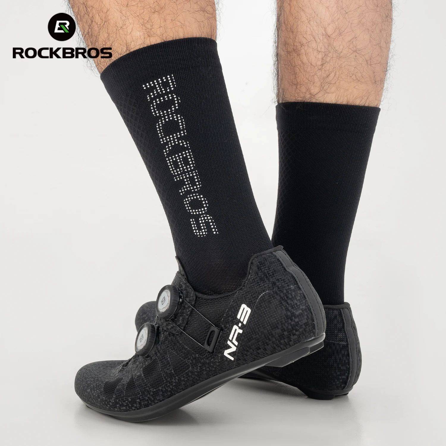 ROCKBROS Cycling Socks High Elastic Breathable Odorless Anti-bacterial Socks Shock Absorption Thickened Sole Fitness Sport Socks
ROCKBROS Cycling Socks High Elastic Breathable Odorless Anti-bacterial Socks Shock Absorption Thickened Sole Fitness Sport Socks