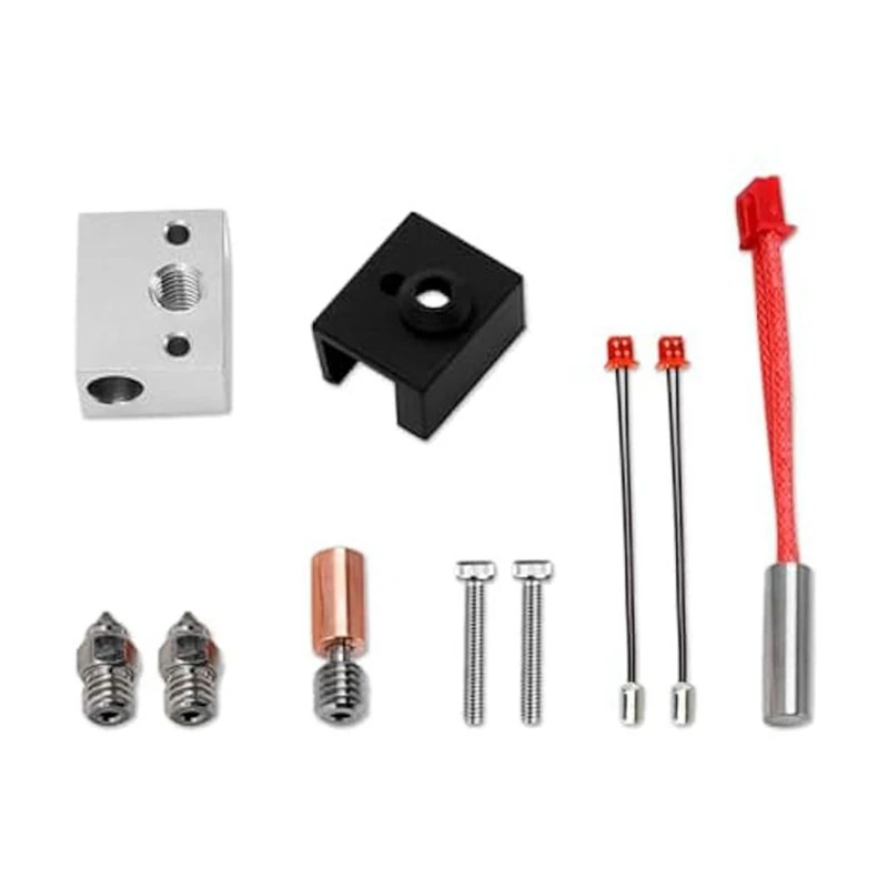 Комплект нагревательных блоков экструдера, термисторы для Ender 3 S1/Ender3 S1 Pro/CR10, умные фотоэлементы, биметаллическое покрытие, медная насадка, прочная
Комплект нагревательных блоков экструдера, термисторы для Ender 3 S1/Ender3 S1 Pro/CR10, умные фотоэлементы, биметаллическое покрытие, медная насадка, прочная