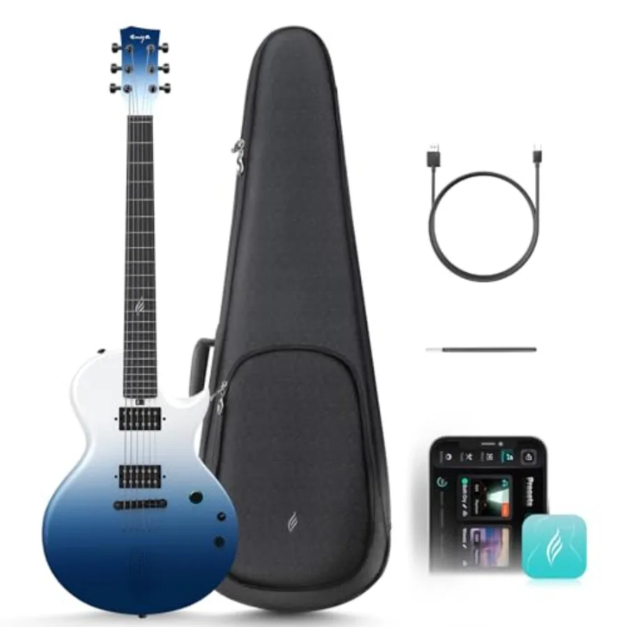 Electric Guitar Nova Go Smart Electric Carbon Fiber Guitar with 10W Wireless Speaker, Onboard Presets, All-in-One Portable Rig
Electric Guitar Nova Go Smart Electric Carbon Fiber Guitar with 10W Wireless Speaker, Onboard Presets, All-in-One Portable Rig