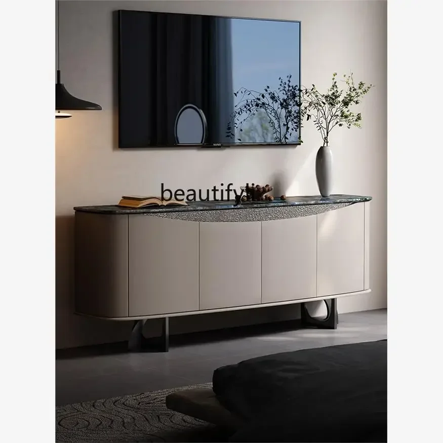 N178 Italian minimalist TV cabinet light luxury marble storage locker integrated high-end floor cabinet
N178 Italian minimalist TV cabinet light luxury marble storage locker integrated high-end floor cabinet