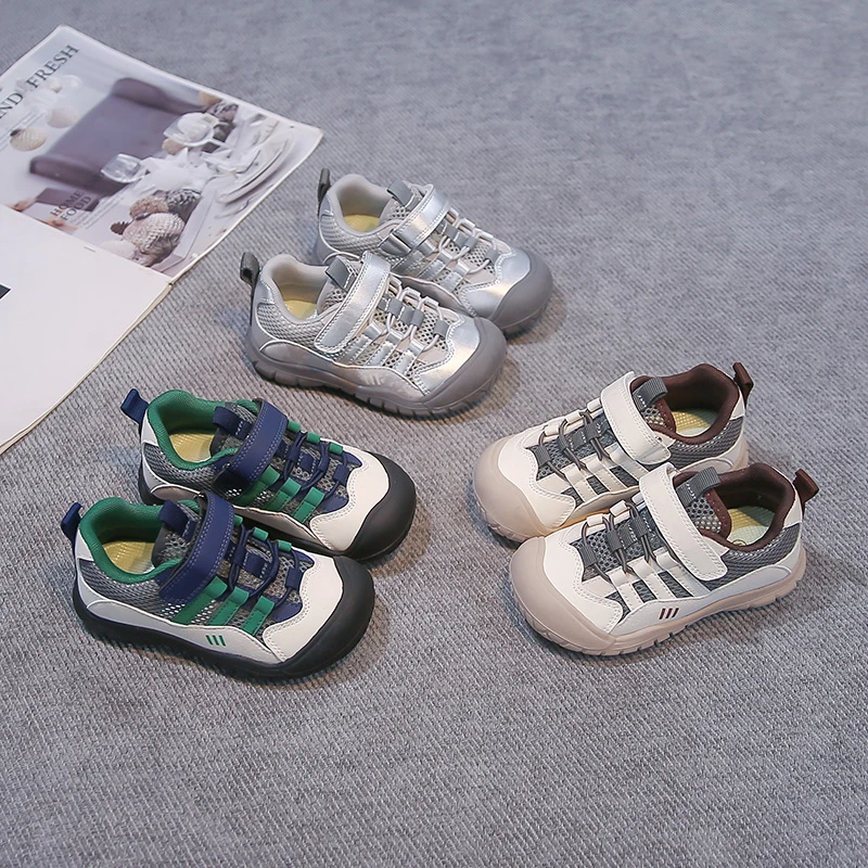 Kids' Casual Shoes Sneakers PU Leather Color Blocking Spring Shoes For Children Anti-slip Designer Silver White Shoes Size 26-36
Kids' Casual Shoes Sneakers PU Leather Color Blocking Spring Shoes For Children Anti-slip Designer Silver White Shoes Size 26-36