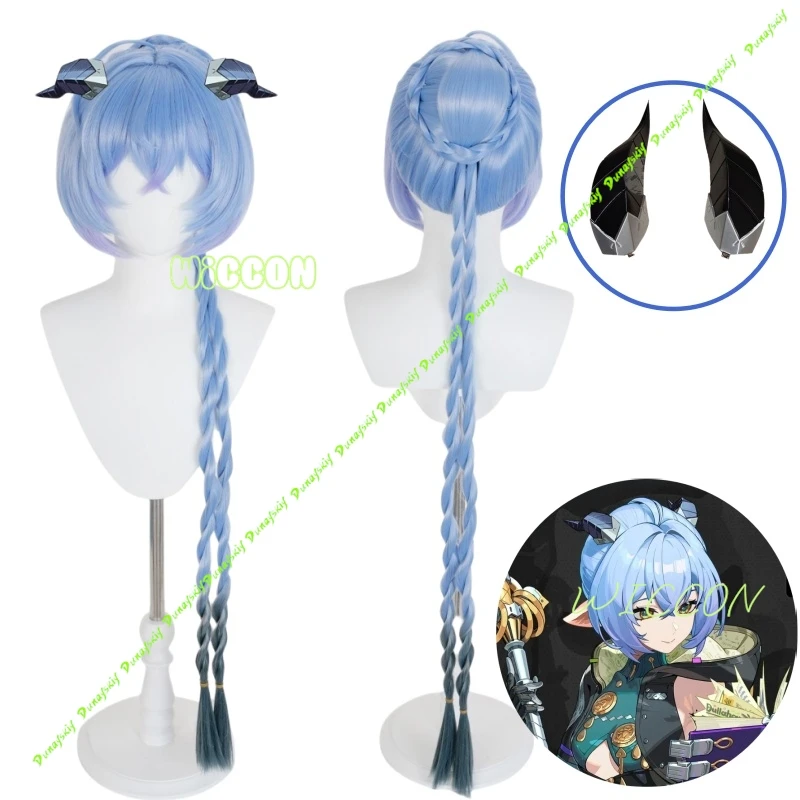 Zenless Zone Zero ZZZ Lucia Cosplay Wig Prop Corn Blue Braids Heat Resistant Synthetic Wig + Wig Cap Game
Zenless Zone Zero ZZZ Lucia Cosplay Wig Prop Corn Blue Braids Heat Resistant Synthetic Wig + Wig Cap Game