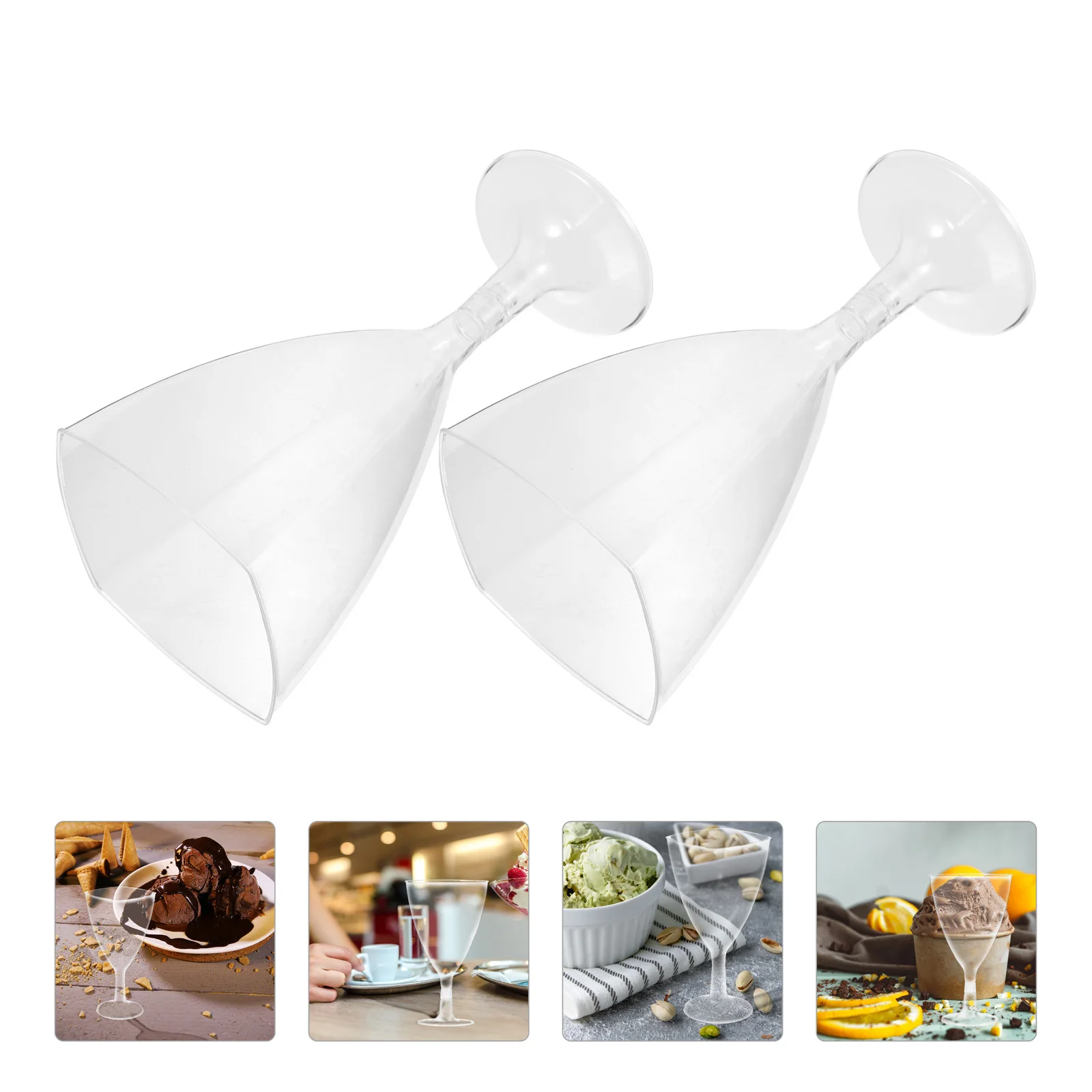 25Pcs Creative Wine Cup Unique Shape Disposable Party Supplies for Bar Restaurant Home Use Margarita Cups Clear Cups
25Pcs Creative Wine Cup Unique Shape Disposable Party Supplies for Bar Restaurant Home Use Margarita Cups Clear Cups