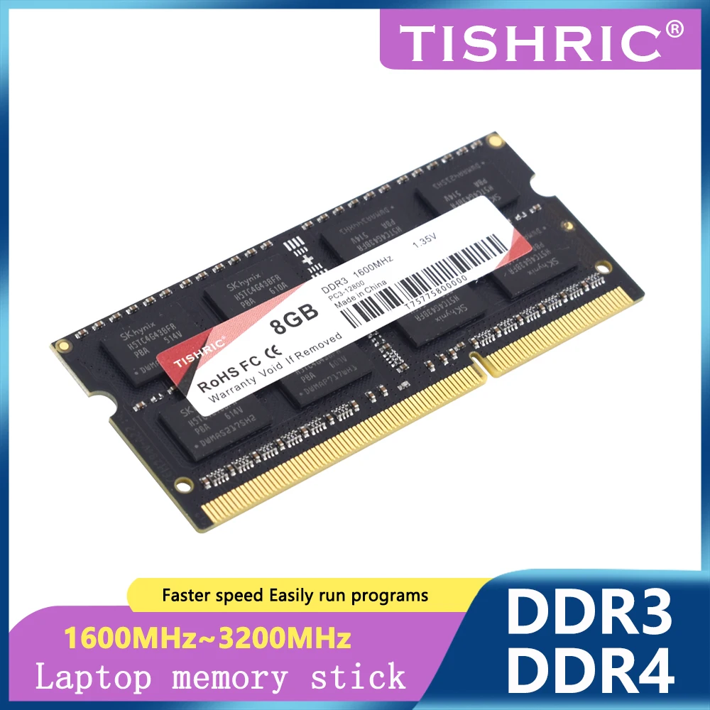Оперативная память TISHRIC DDR4 DDR3 4 ГБ 8 ГБ 16 ГБ ОЗУ для ноутбука 1600 МГц 2400 МГц 2666 МГц 3200 МГц память для ноутбука ОЗУ для ноутбука
Оперативная память TISHRIC DDR4 DDR3 4 ГБ 8 ГБ 16 ГБ ОЗУ для ноутбука 1600 МГц 2400 МГц 2666 МГц 3200 МГц память для ноутбука ОЗУ для ноутбука