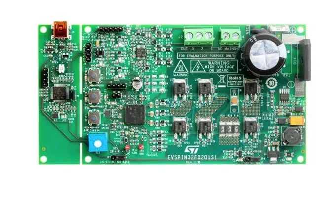 STMicroelectronics EVSPIN32F02Q1S1 Инструменты разработки микросхем управления питанием 3-фазный инвертор на базе STSPIN32F0251
STMicroelectronics EVSPIN32F02Q1S1 Инструменты разработки микросхем управления питанием 3-фазный инвертор на базе STSPIN32F0251