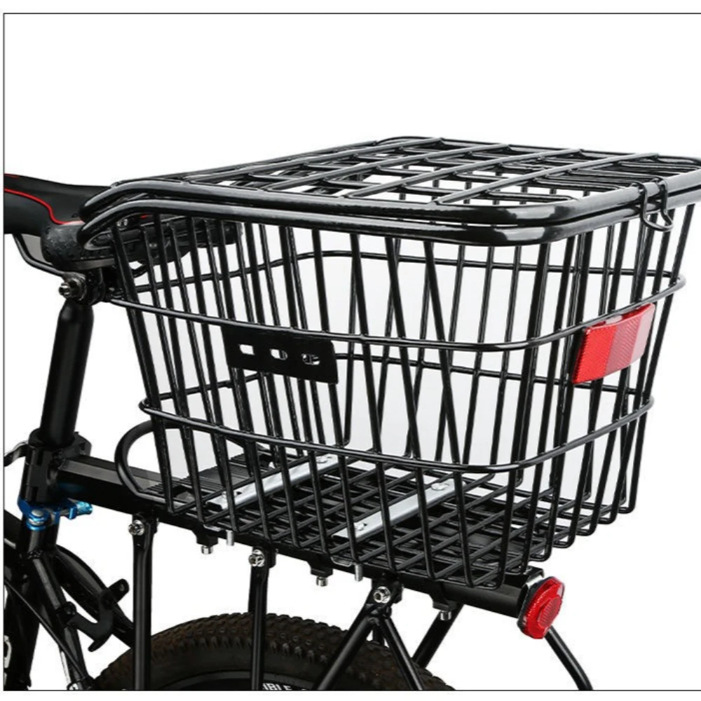 Durable Metal Wire Rear Bike Cargo Basket, Easy Install Cycling Storage Organizer, Carrier For Groceries Daily Essentials
Durable Metal Wire Rear Bike Cargo Basket, Easy Install Cycling Storage Organizer, Carrier For Groceries Daily Essentials