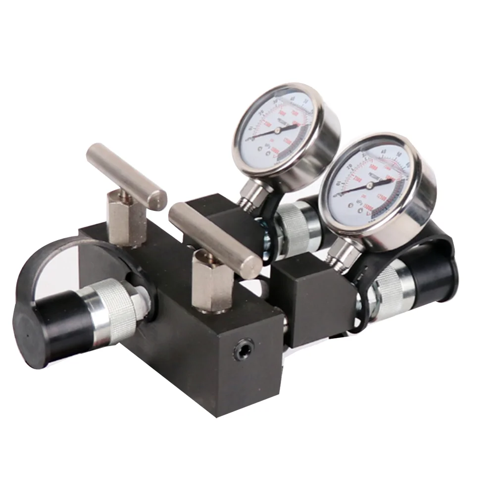 Oil Manifolds with 45° Pressure Gauge
Oil Manifolds with 45° Pressure Gauge