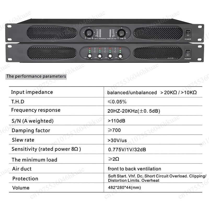 2-Channel Class D Audio Amplifier Board, Stereo Digital Power Amplifier, Stable Output for KTV & Professional Audio Devices
2-Channel Class D Audio Amplifier Board, Stereo Digital Power Amplifier, Stable Output for KTV & Professional Audio Devices